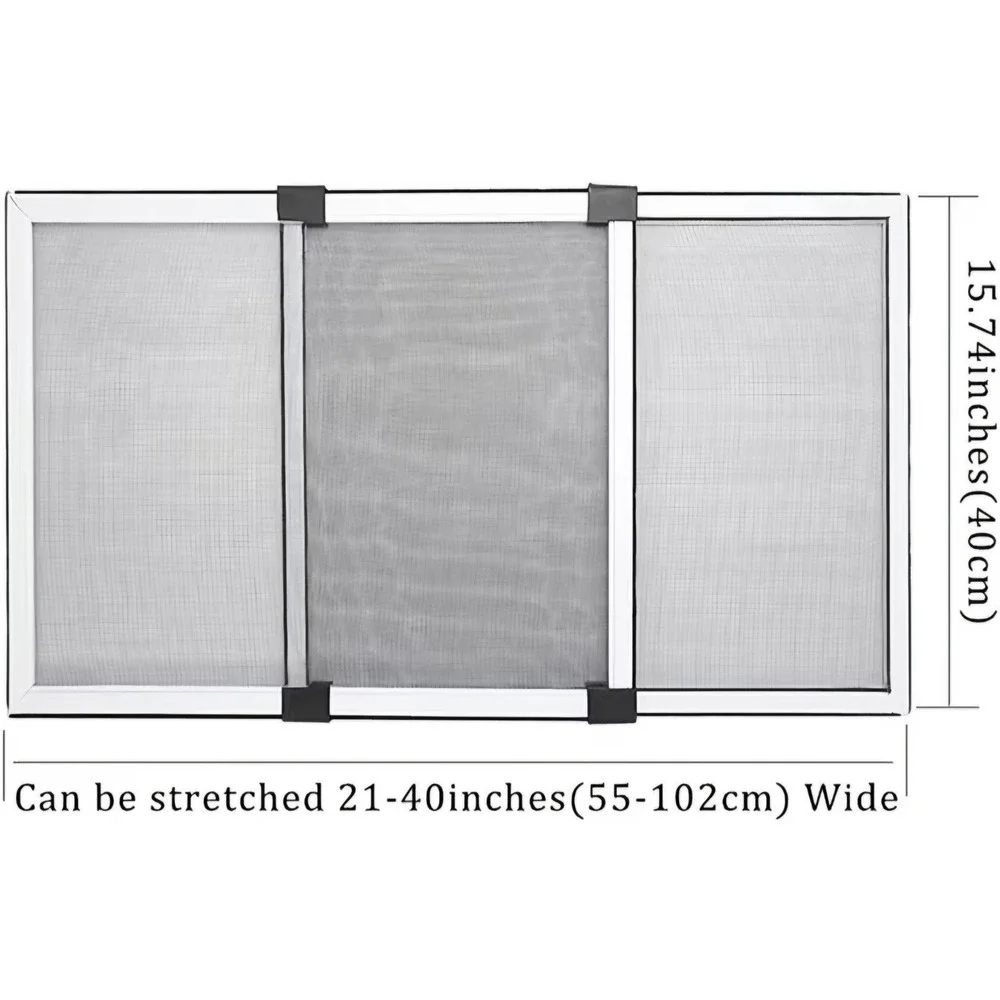 Durable Fiberglass Expandable Window Screens 4-Pack 15.74